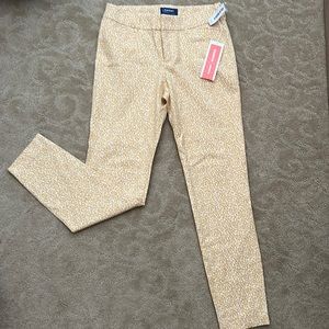 Old Navy White/Yellow Floral print summer pants